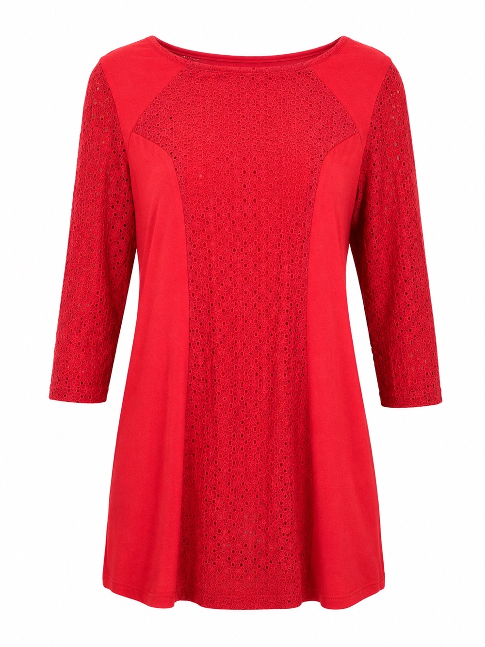 Anthropologie Tabitha Sample Eyelit Dress size 4 Red/Pink Brand NWT - Picture 1 of 8